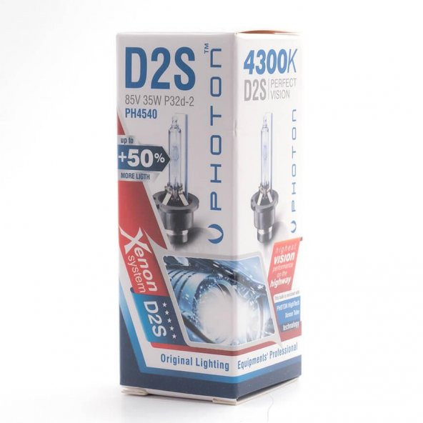 Photon D2S 4300K + %50 FAZLA IŞIK D SERİSİ XENON AMPÜL PH4540 - 3