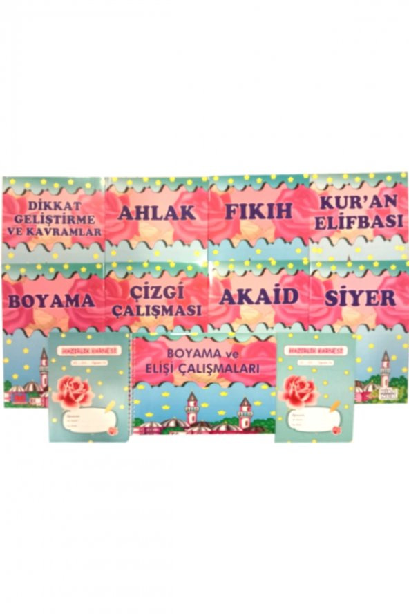 Hiranur Hazırlık Eğitim Seti 9 Kitap - 2