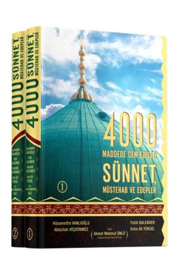 4000 Sünnet, Müstehab Ve Edepler - 2 Cilt Takım