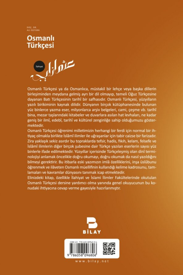 Osmanlı Türkçesi - Ali Öztürk - Resim 2