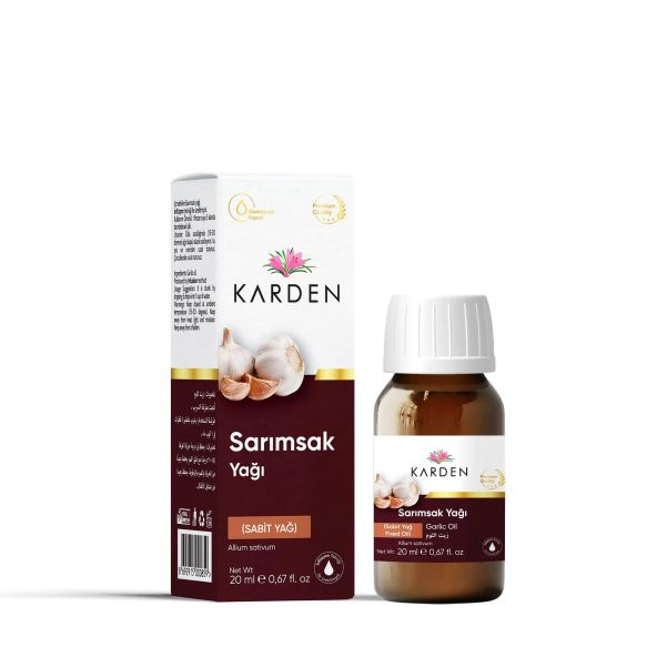 Karden Sarımsak Yağı 20 ml