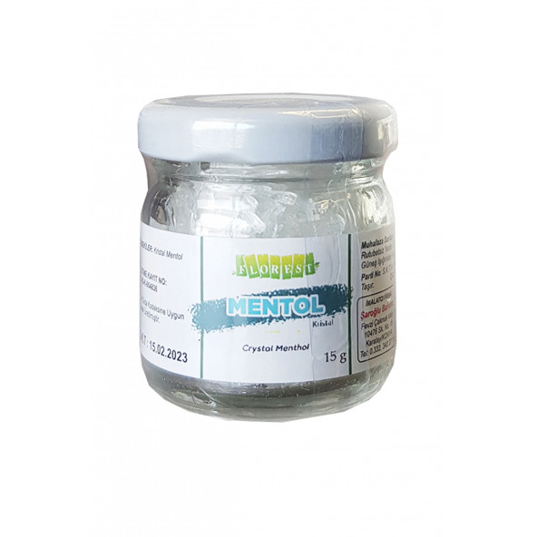 Florest Kristal Mentol 15 Gr Menthol