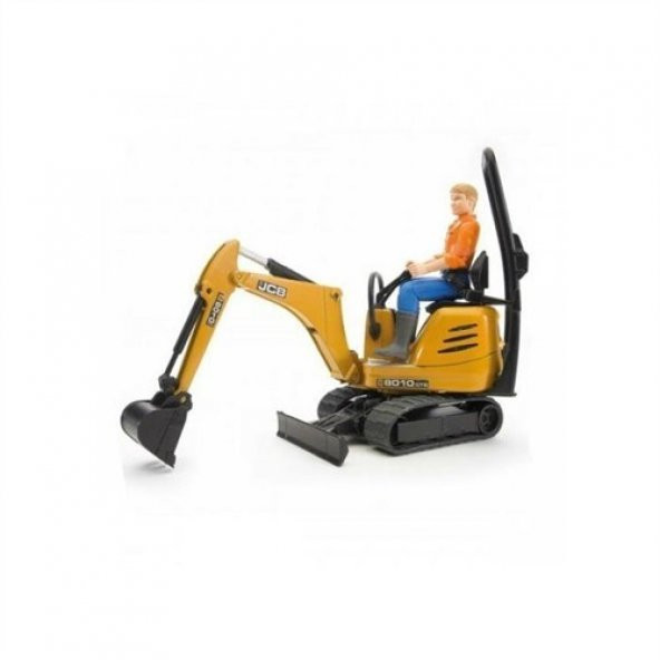 Bruder Jcb Küçük Kepçe 8010 Cts Ve İnşaat İşçisi B World 62002 ürün görseli