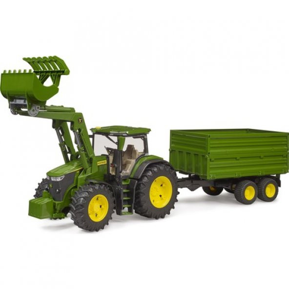 Bruder John Deere 03155 Kepçeli Traktör ve Römork