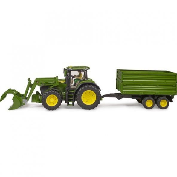 Bruder John Deere 03155 Kepçeli Traktör ve Römork - 2