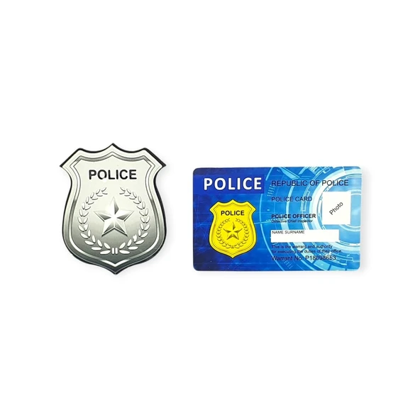 Çantalı Polis Seti 11 Parça - KS-851 - 4