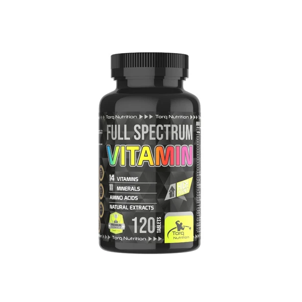 Torq Nutrition Full Spectrum Vitamin 120 Tablet  Multivitamin - Multimineral