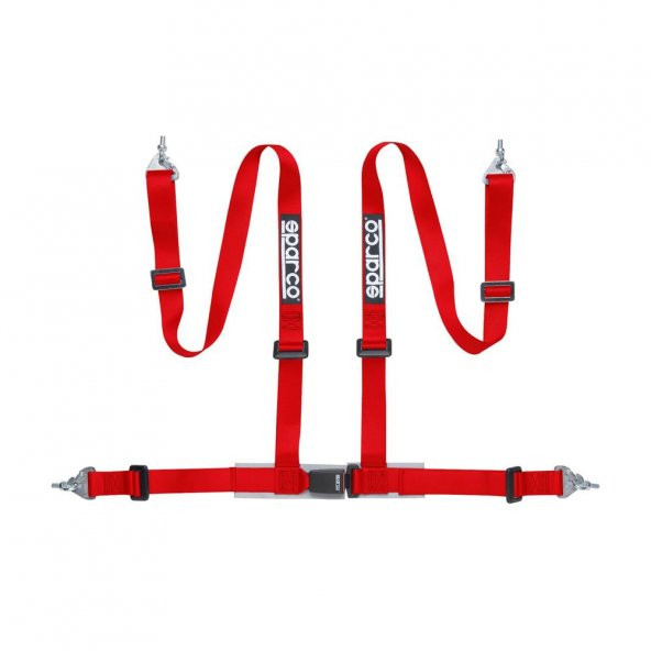 SPARCO 4 NOKTA CADDE KEMERİ Kırmızı 04604BM1RS