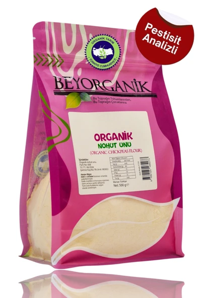 BEYORGANİK Organik Nohut Unu 500gr