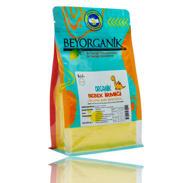 Organik Bebek İrmik 200gr