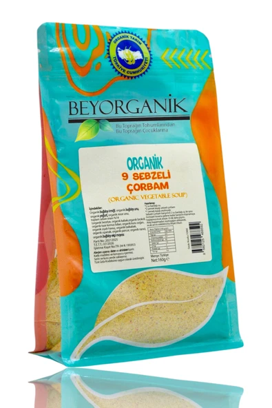 Organik 9 Sebzeli Çorbam 160gr (PESTİSİT VE AFLATOKSİN ANALİZLİ)