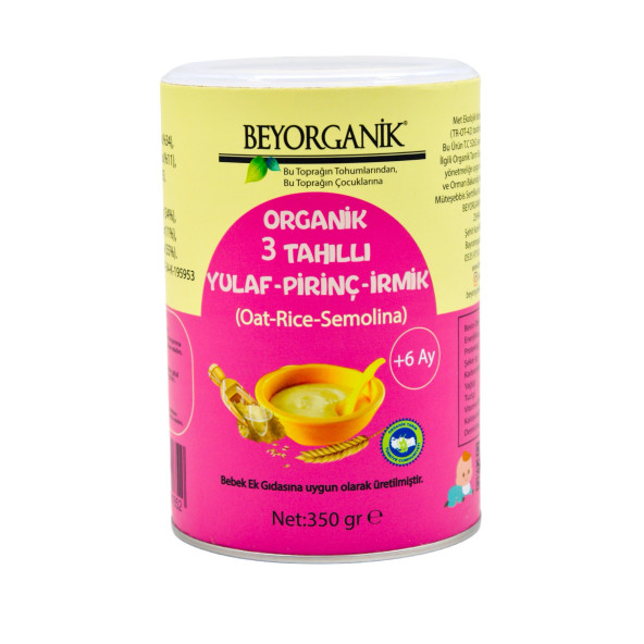 Bebek Ek Gıdası Organik Yulaflı Muhallebi +6 Ay( 250gr)