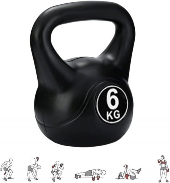 CKSpor 6 Kg Kettlebell Çaydanlık Tipi Dambıl Ağırlık CKS202