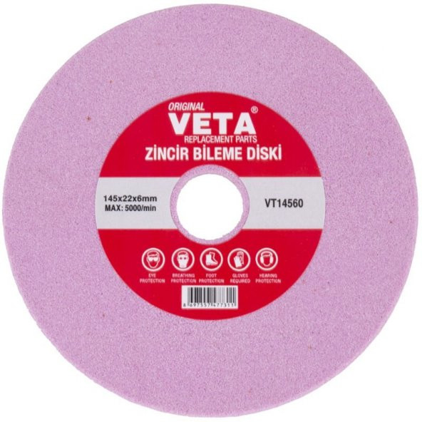 Veta Vt14560 Zincir Bileme Diski  145X22X6Mm
