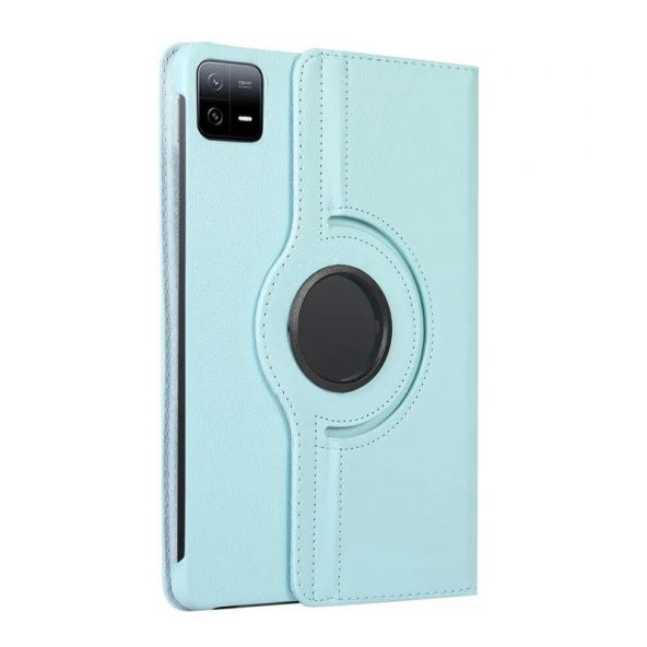 Smody Xiaomi Mi Pad 6 Kılıf 360 Dönerli Standlı Kapaklı+ Temperli Cam Ekran Koruyucu + Kalem - 8