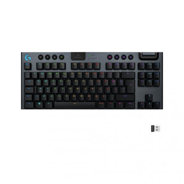 Logitech G G915 TKL LIGHTSPEED Kablosuz Oyuncu Klavyesi, LIGHTSYNC RGB Aydınlatmalı, Düşük Profilli Anahtar TEŞHİR