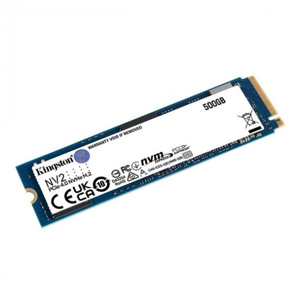 Kingston NV2 500GB 22x80mm PCIe 4.0 x4 M.2 NVMe SSD