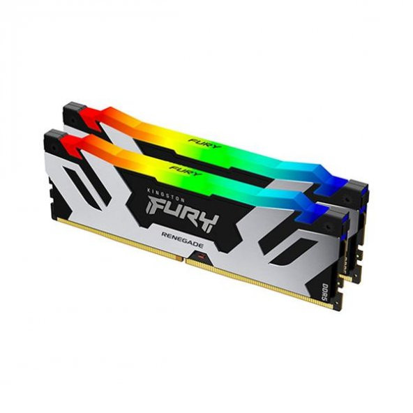Kingston FURY Renegade RGB 64GB DDR5 6000MHz CL32 Performans Ram Kit (2x32GB)