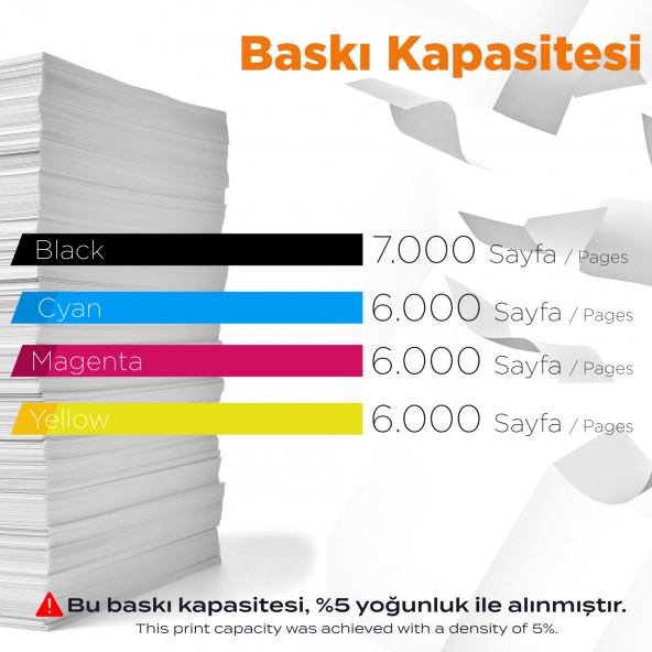 Epson T112 Muadil Mürekkep Sarı / L11160 / L15150 / L15160 / L6460 / L6490 / L6550 / L6570 / M15140 / L15180 / L6580 - 3