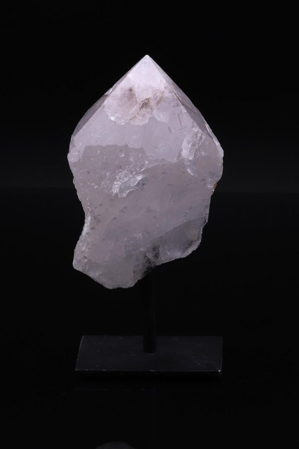 Kristal Kuvars Doğal Taş Standlı Ham Parça - 2