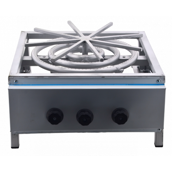 3 Yanışlı Döner Başlıklı Tekli LPG Künefe Ocağı