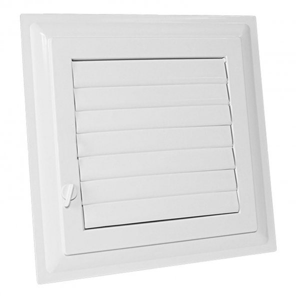 Menfez Banyo Wc Tuvalet Havalandırma Plastik Panjur Beyaz 55x55 CM - Resim 8