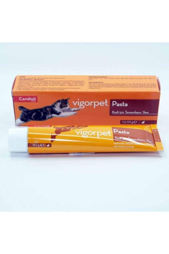 Candıolı Vigorpet Pasta Kediler Için Tamamlayıcı Yem - 50 G