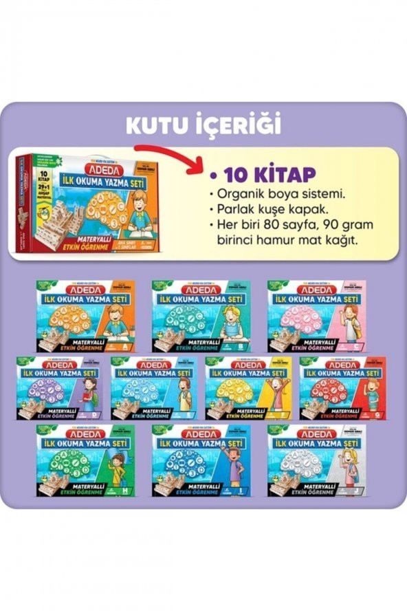 Adeda Ilk Okuma Yazma Seti - 4