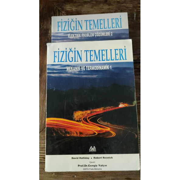 FİZİĞİN TEMELLERİ 1. VE 2. KİTAP David Halliday  Robert Resnick