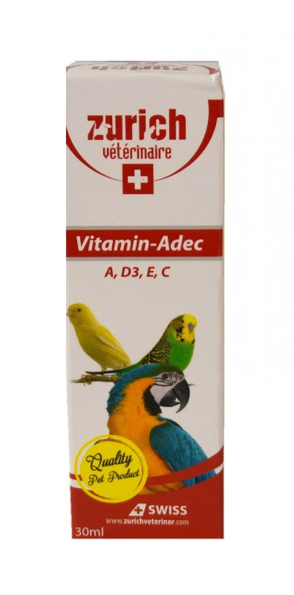 Adipa Px Kuş Vitamini A, D3, E, C Vitaminleri 30 ml