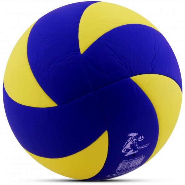 Voleybol Topu Swirl Soft Touch Yapıştırma Yumuşak Yüzey 8 Panel 5 Numara Kırmızı - 3