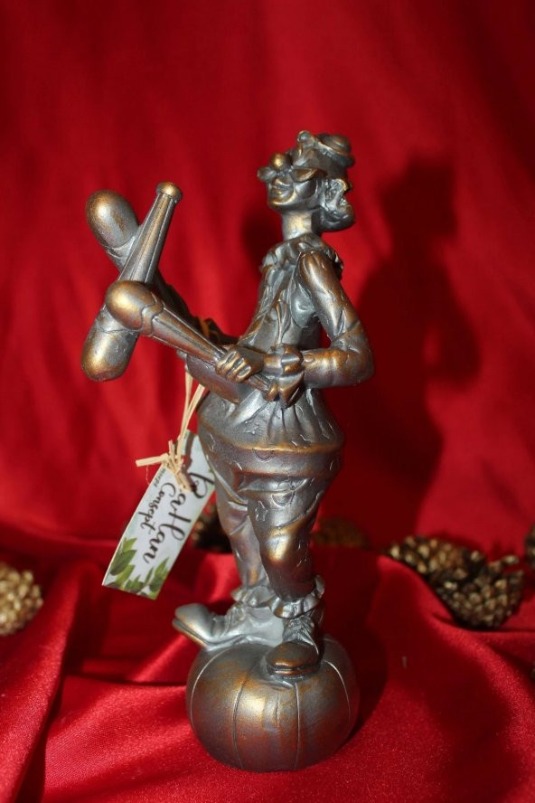 Müzisyen Palyaçolar 3 lü Set Biblo - Resim 3