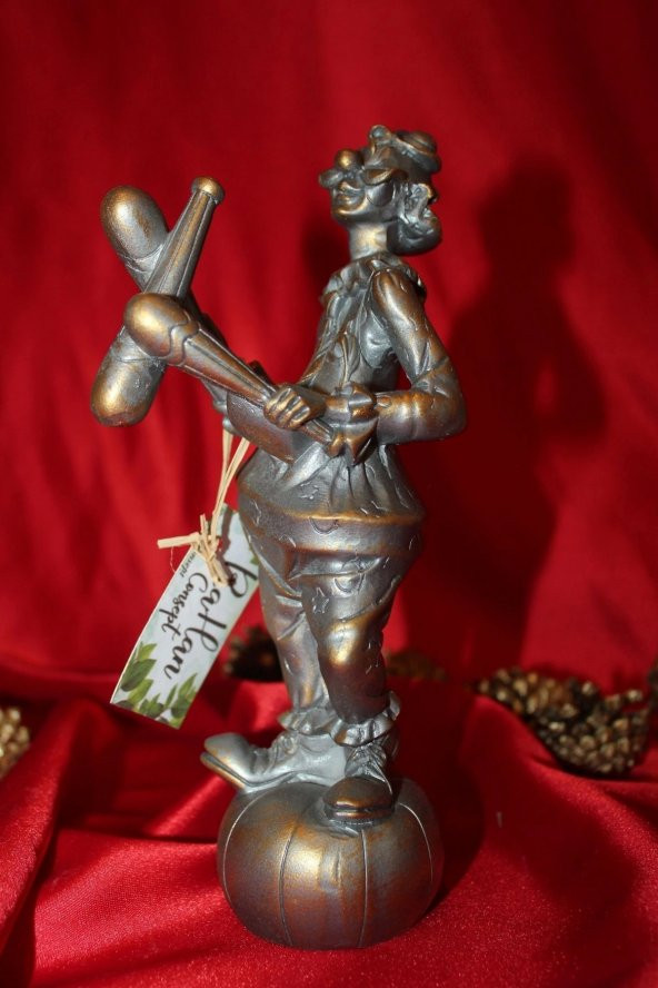 Müzisyen Palyaçolar 3 lü Set Biblo - Resim 6