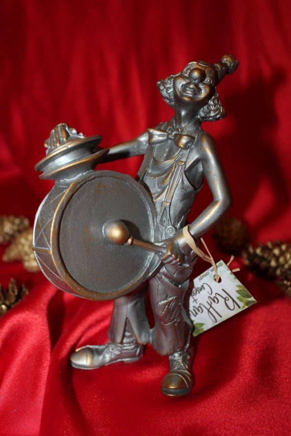 Müzisyen Palyaçolar 3 lü Set Biblo - Resim 7