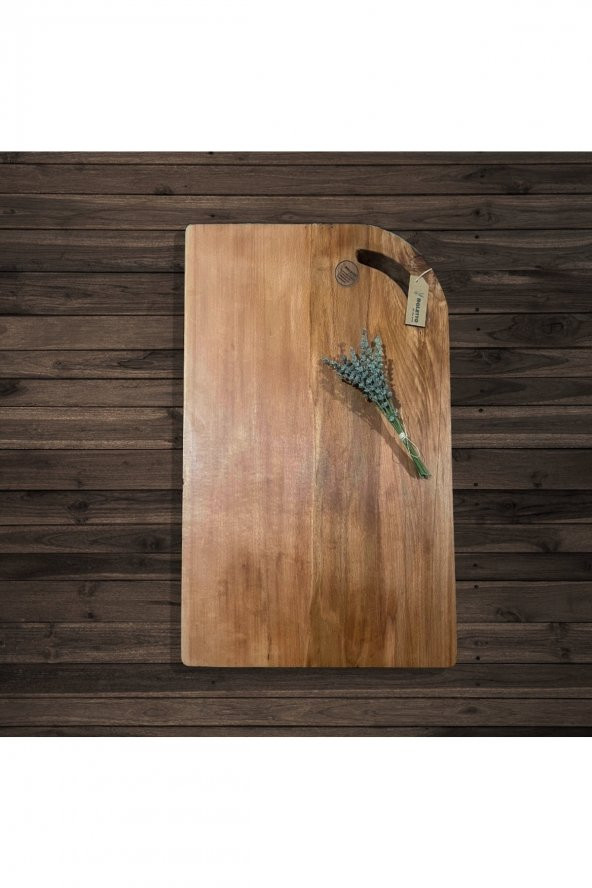 Hug Home Hug Kesme Ve Sunum Tahtası - Dev Boy Ahşap Gıdaya Uygun Hindistan Cevizi Yağı Ile Yağlanmış - 3