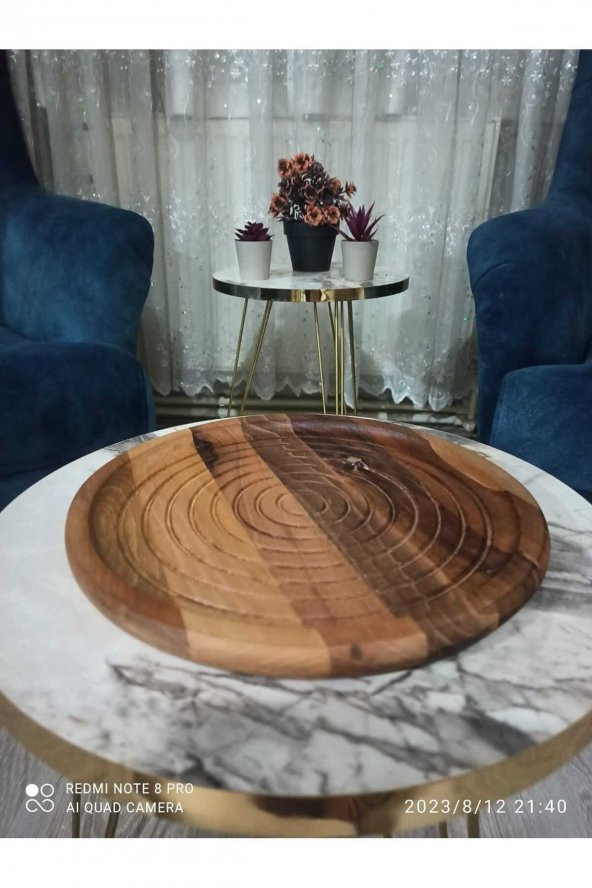 Sevda Home Collection AHŞAP SUNUMLUK