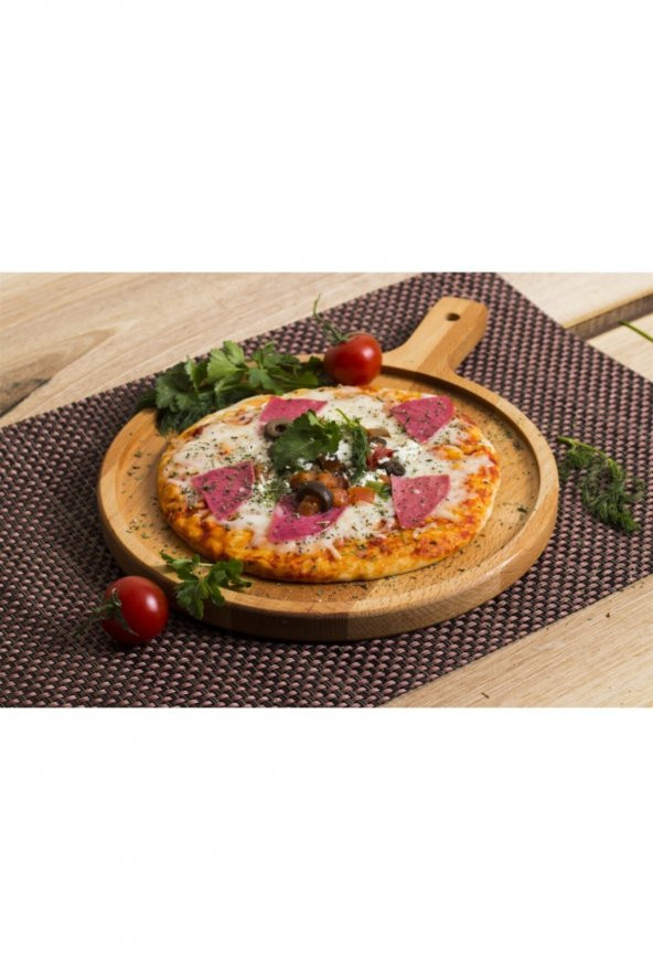 Ahşap Pizza Sunum Tahtası