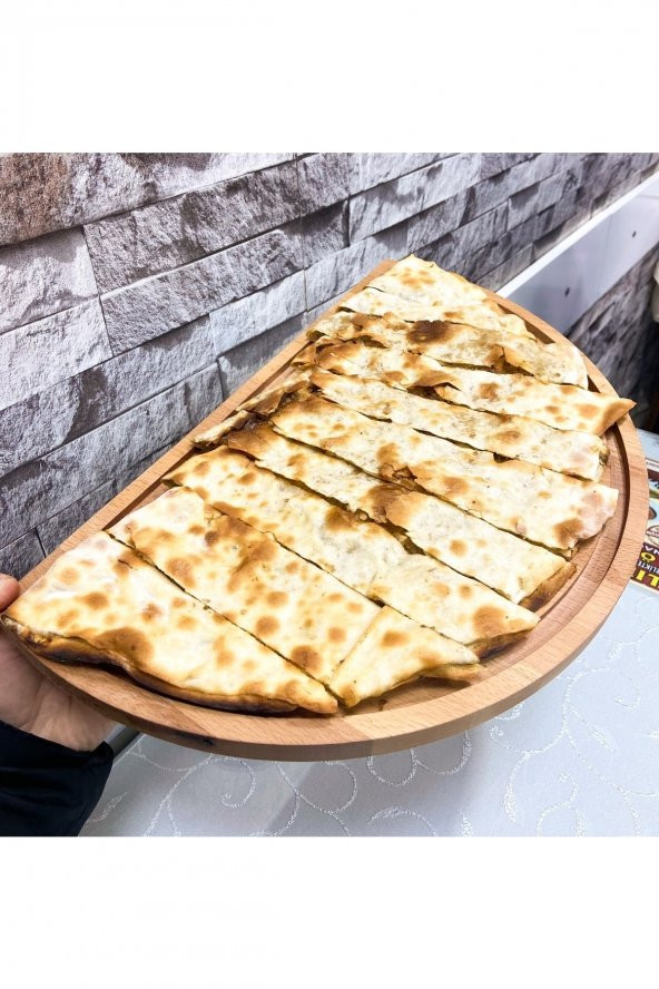 Ahşap Etli Ekmek Sunum Tabağı