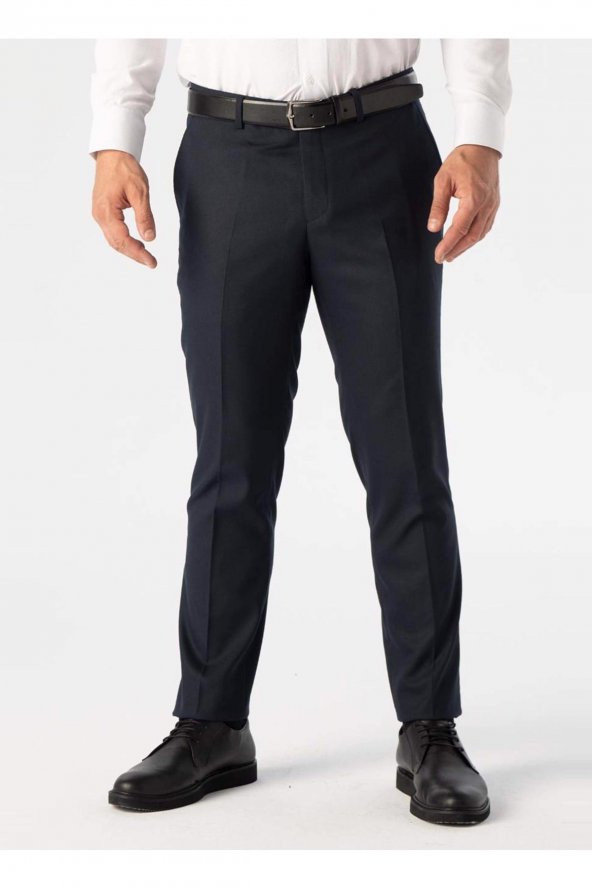 Normal Bel Normal Paça Regular Fit Lacivert Erkek Pantolon Pn1014400294 - 2