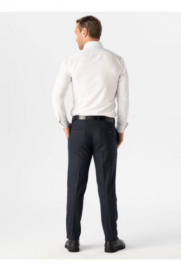 Normal Bel Normal Paça Regular Fit Lacivert Erkek Pantolon Pn1014400294 - 4