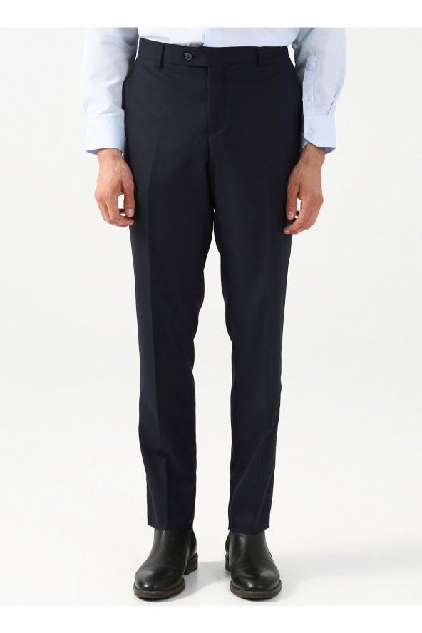 Normal Bel Normal Paça Regular Fit Lacivert Erkek Pantolon Pn1014400294 - 2