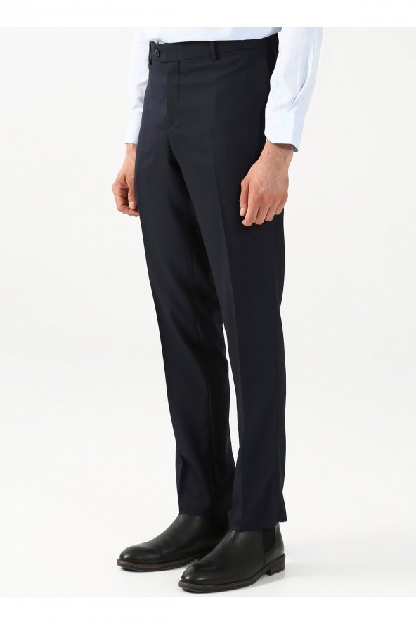 Normal Bel Normal Paça Regular Fit Lacivert Erkek Pantolon Pn1014400294 - 3