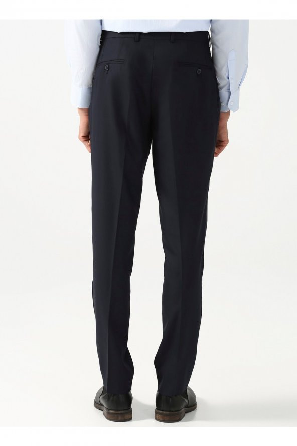 Normal Bel Normal Paça Regular Fit Lacivert Erkek Pantolon Pn1014400294 - 4