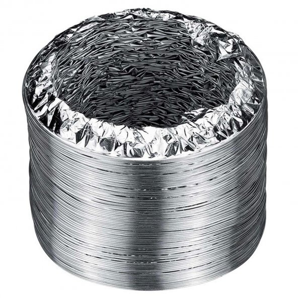 Telli Kopmayan Davlumbaz Baca Flexible Aspiratör Borusu 10 Metre - 2