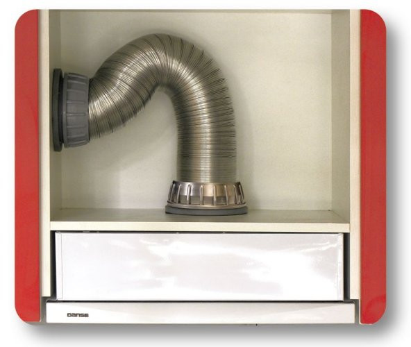 Telli Kopmayan Davlumbaz Baca Flexible Aspiratör Borusu 10 Metre - 5