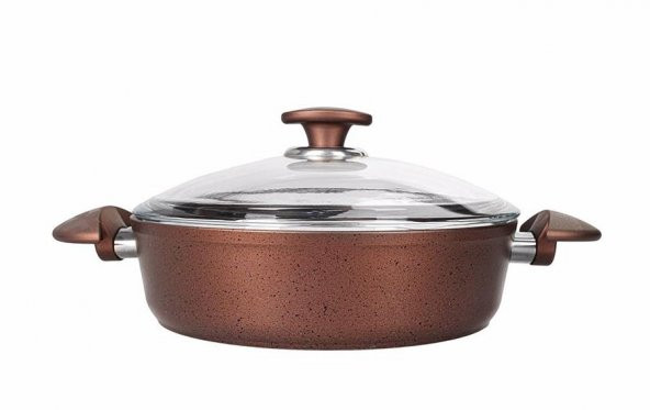 Porland Granit Tencere Takımı 7 Parça Santino Bronz - 4