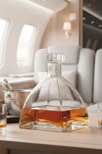 Paşabahçe El İmalatı Kristal Viski Şişesi 763743 90700 1250 Cc - Resim 2