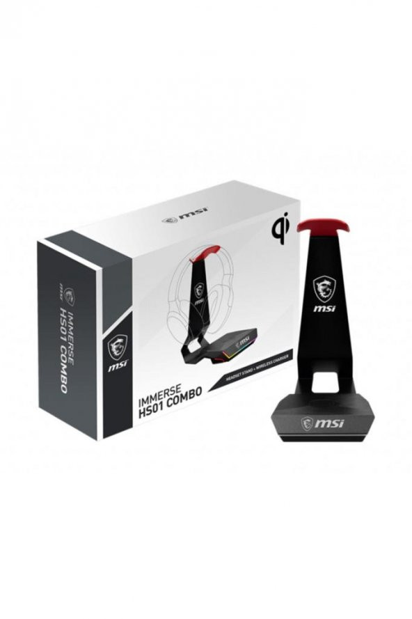 MSI Immerse HS01 RGB Kulaklık Standı ve Şarj Cihazı