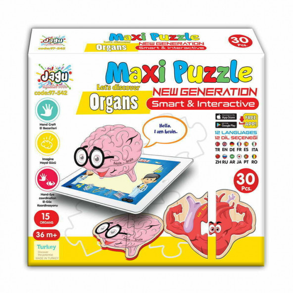 MAXI PUZZLE ORGANLAR JAGU.