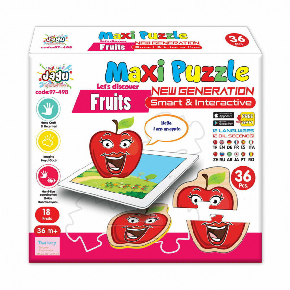 MAXI PUZZLE MEYVELER JAGU.